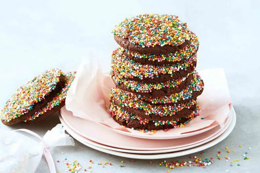 Choc-Top Freckle Cookies