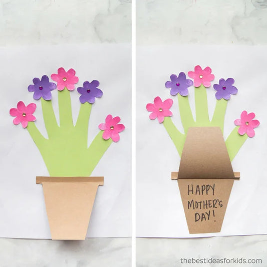 Mother’s Day Handprint Flowerpot