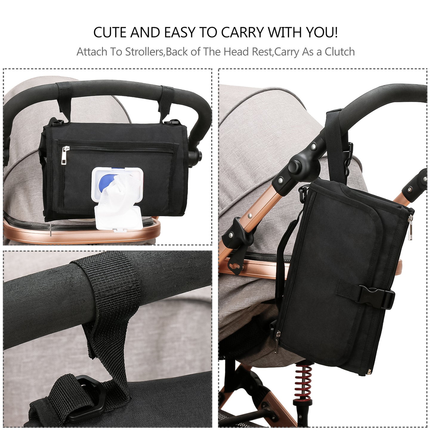 3 in 1 Portable Baby Changing Pad