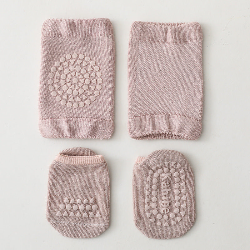 Baby Knee Pads Socks Set