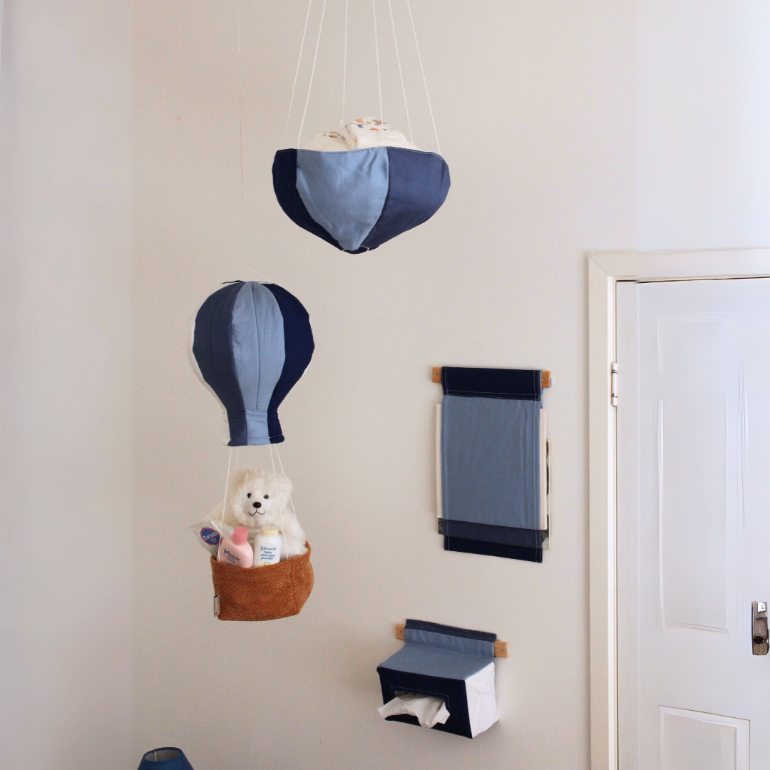 UpUpnAway Tissue Box Blue