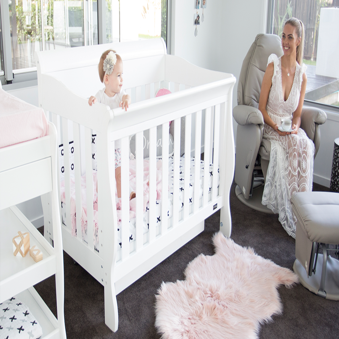 Babyhood Amani Sleigh Cot Package