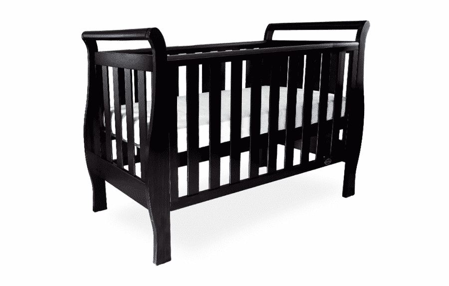 Babyhood Georgia Sleigh Cot Luxx