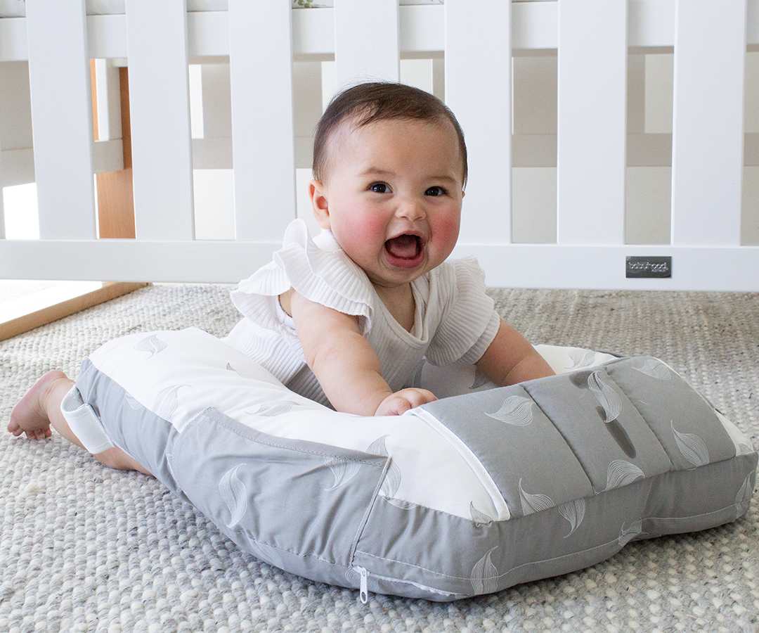 Babyhood Organic Nursing Pillow with Toybar