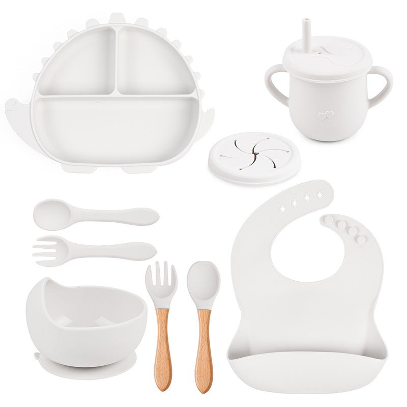 Baby Dining Dinosaur Silicone Set