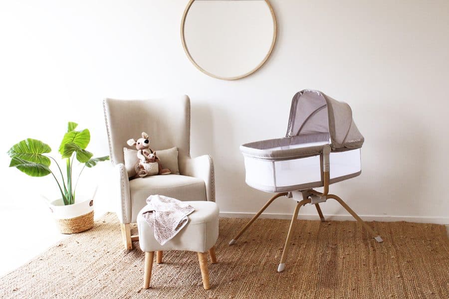 Babyhood Rocking Travel Bassinet