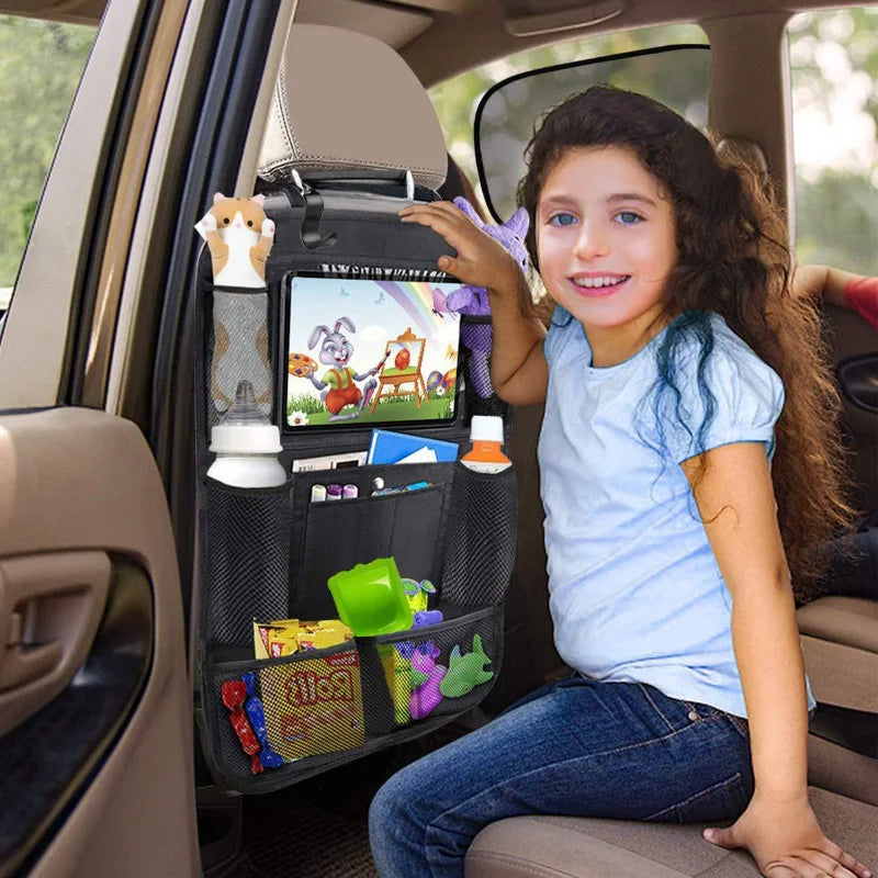 Car Back Seat Organiser with Tablet Holder