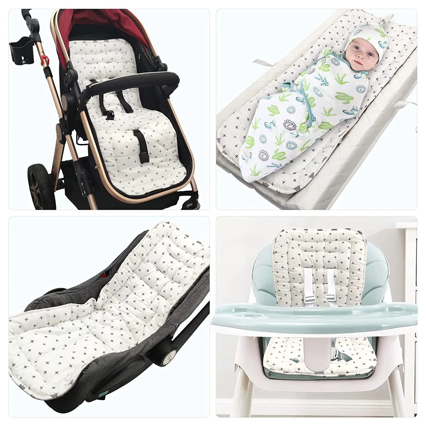 Miracle Baby Stroller Changing Nappy Pad Seat