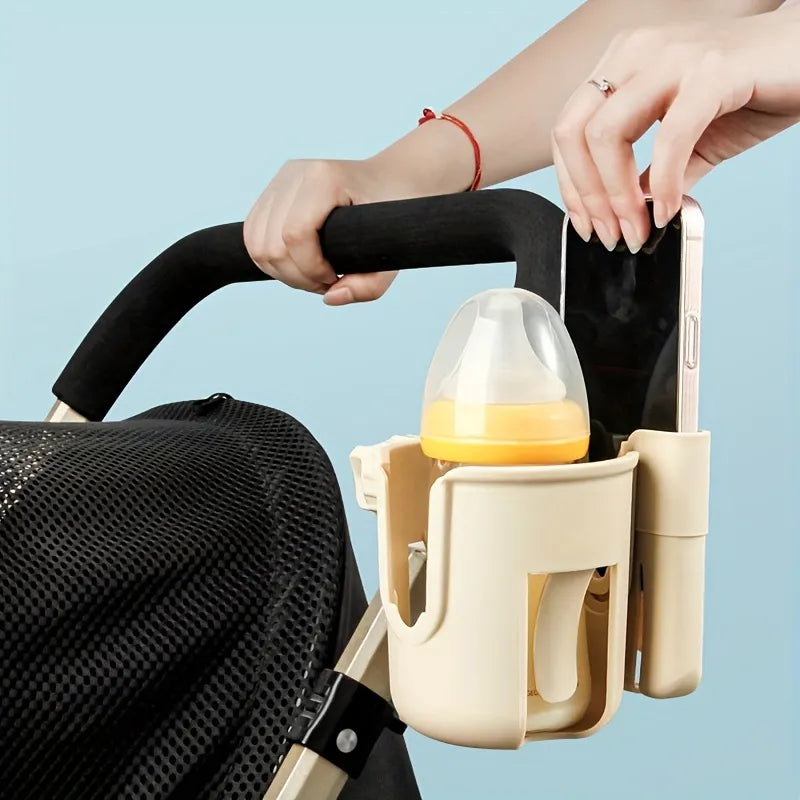 Stroller Cup & Phone Holder 2-in-1