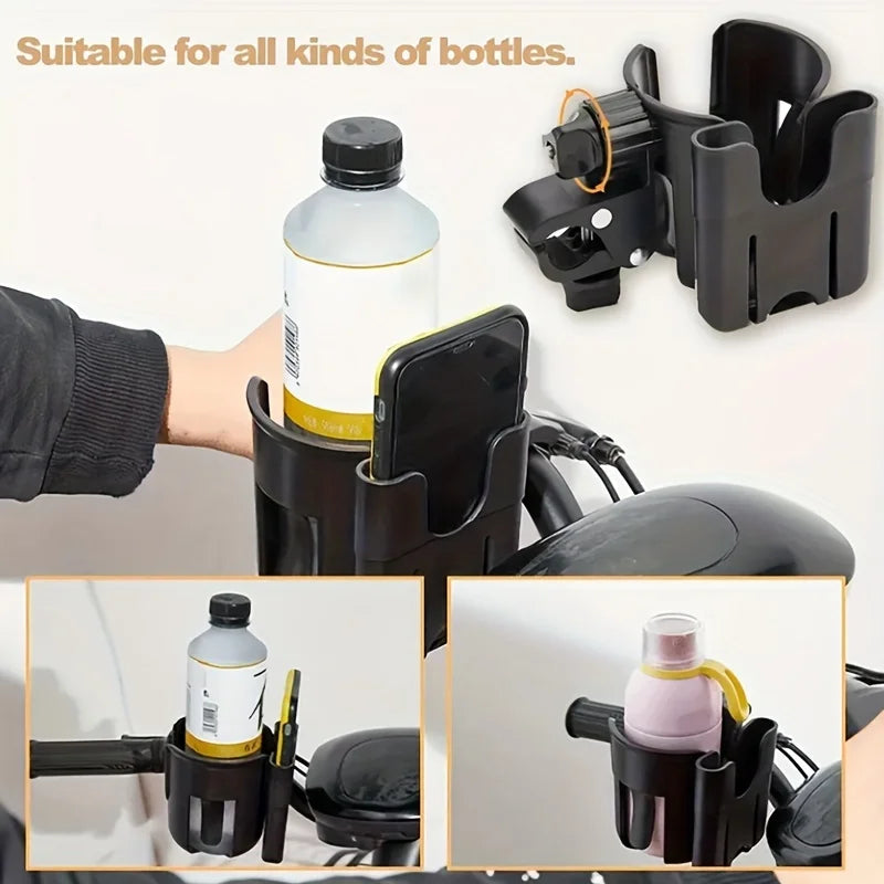 Stroller Cup & Phone Holder 2-in-1