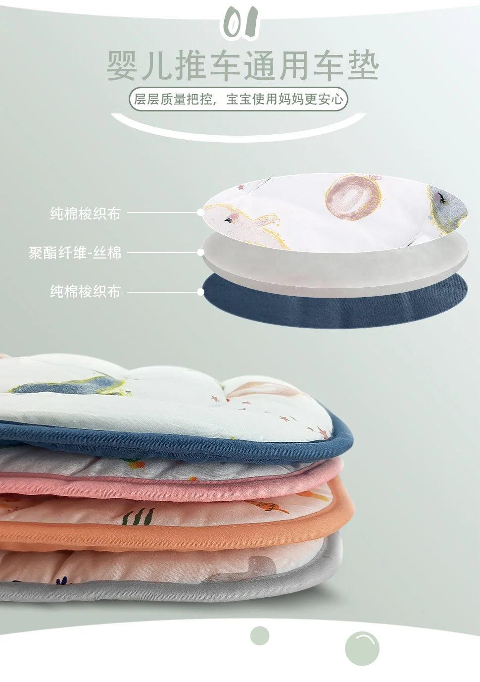 Miracle Baby Stroller Changing Nappy Pad Seat