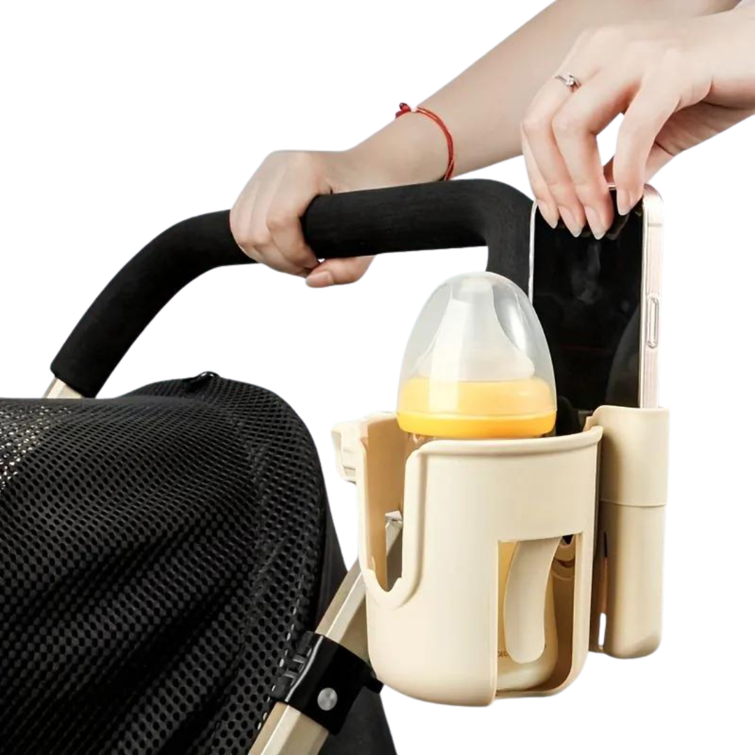 Stroller Cup & Phone Holder 2-in-1