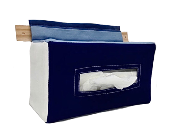 UpUpnAway Tissue Box Blue