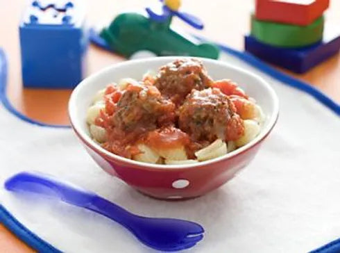 Mini Meatballs With Pasta