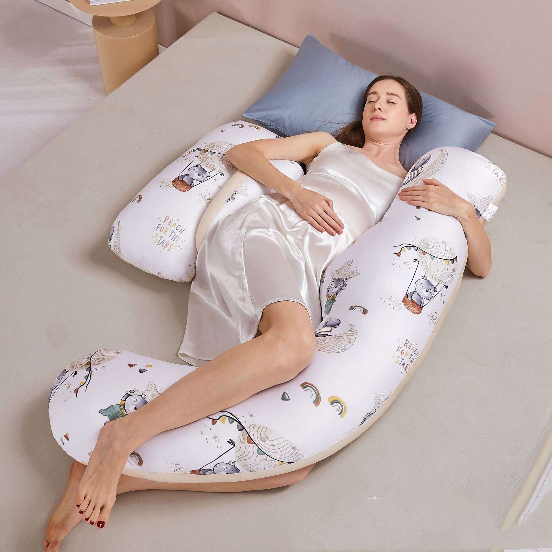 Summer Tencel Maternity Pillow Lumbar Side Sleeping Pillow