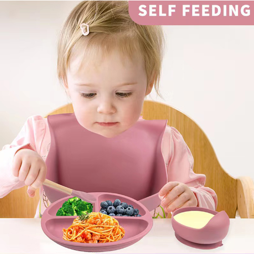 Silicone Baby Dining 6 Piece Set