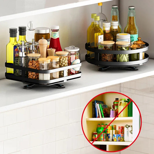 360° Rotation Spice Rack Multi-Layer