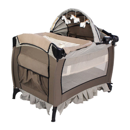 Multifunctional Foldable Portable Baby Crib