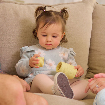 BabySqueezy is a 3-in-1: Newborn Bath Rinser, Teether & Toy