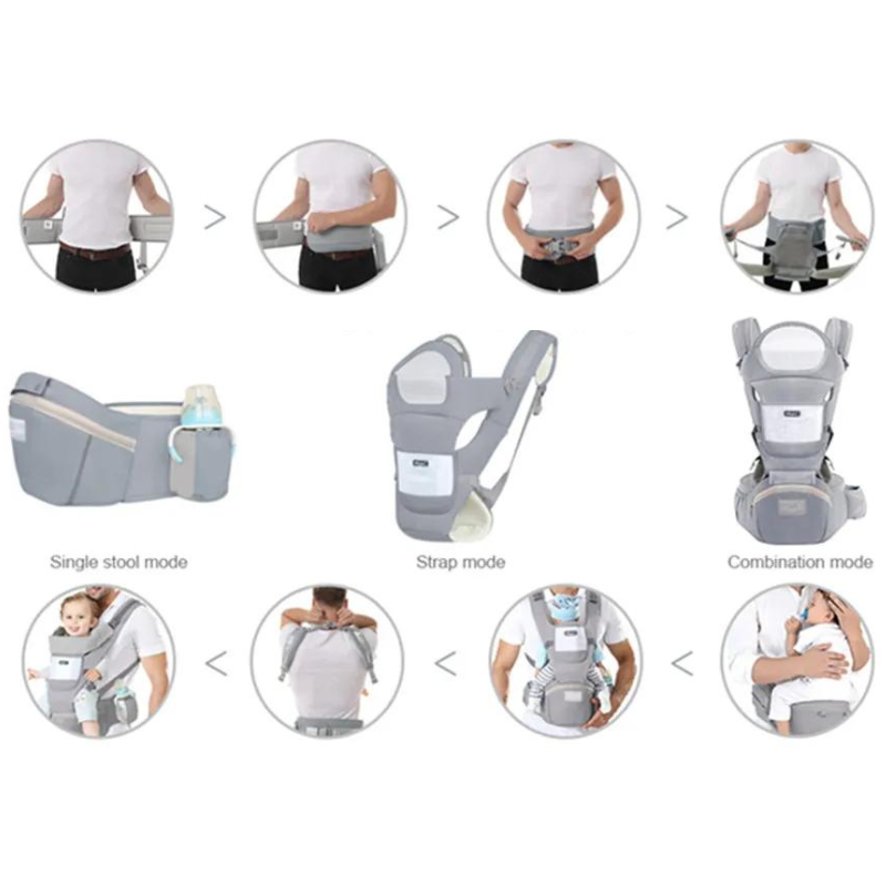 Baby Carrier with Hipseat