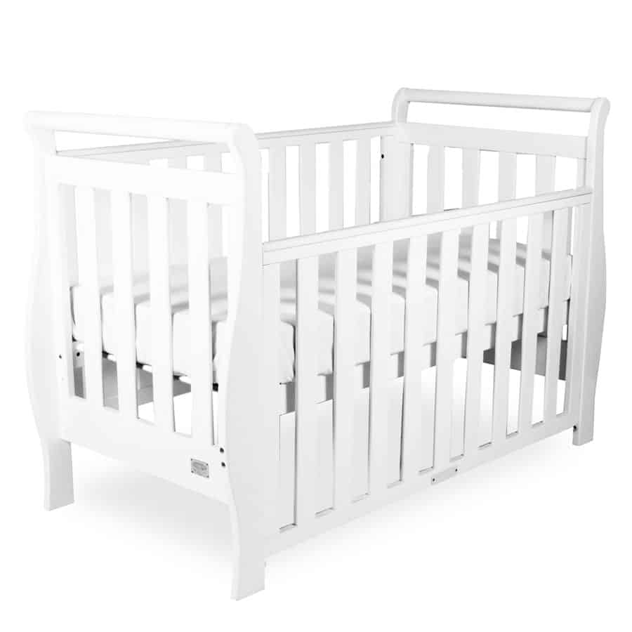 Babyhood Georgia Sleigh Cot Luxx