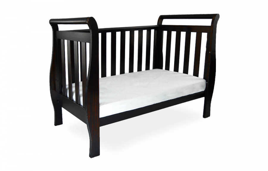 Babyhood Georgia Sleigh Cot Luxx
