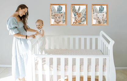 Babyhood Georgia Sleigh Cot Luxx