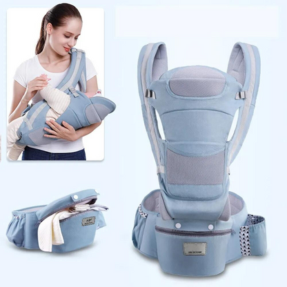 Front Facing Baby Carrier with Hipseat