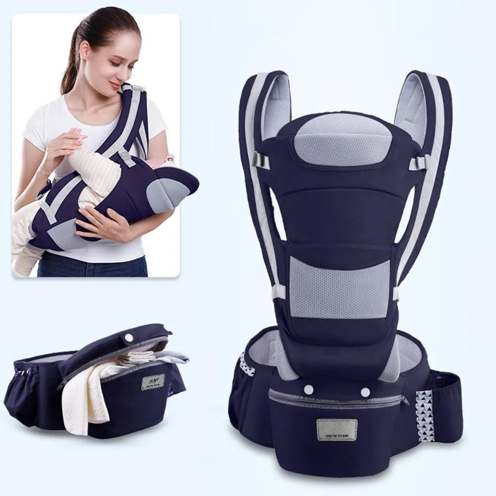 Front Facing Baby Carrier with Hipseat