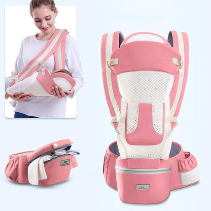 Front Facing Baby Carrier with Hipseat