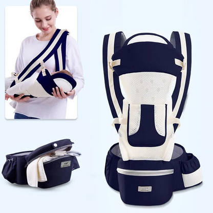 Front Facing Baby Carrier with Hipseat