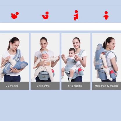 Front Facing Baby Carrier with Hipseat