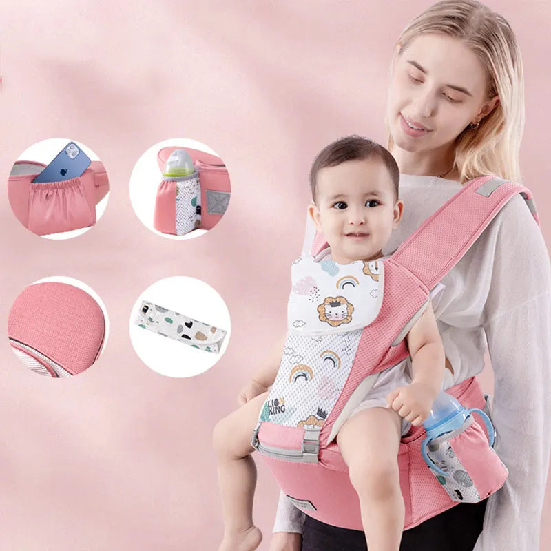 Front Facing Baby Carrier with Hipseat