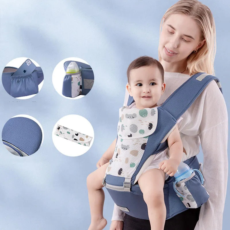 Front Facing Baby Carrier with Hipseat