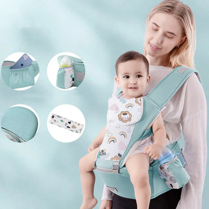 Front Facing Baby Carrier with Hipseat