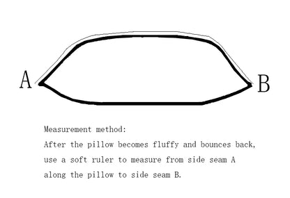 pregnancy bump support pillow measurements