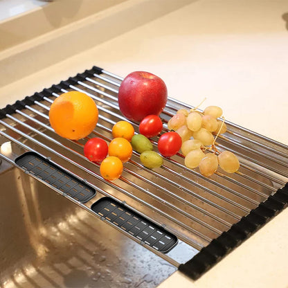 Roll Up Kitchen Dish Drying Rack