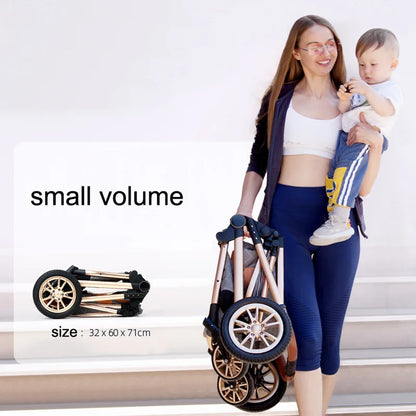 3 in 1 Baby Stroller and Carrier