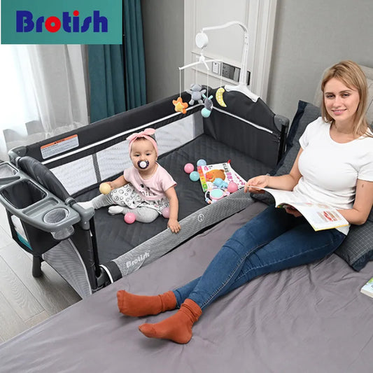 Baby Travel Cot - Multifunctional, Foldable & Portable