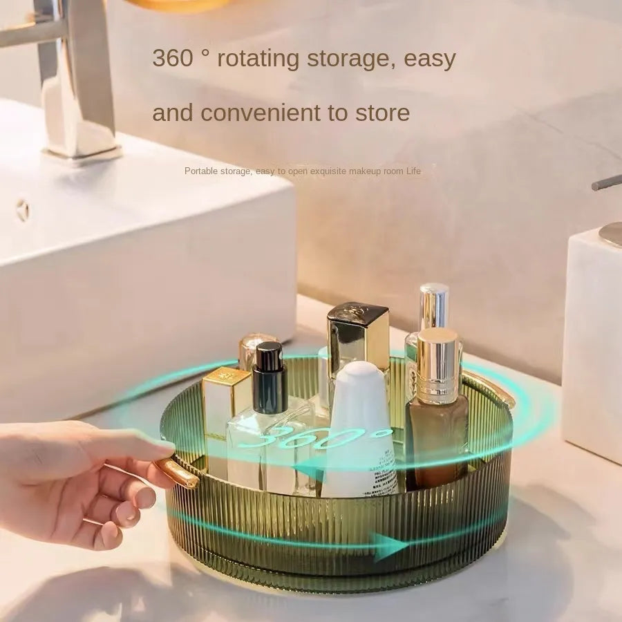 360° Rotating Plastic Storage Tray