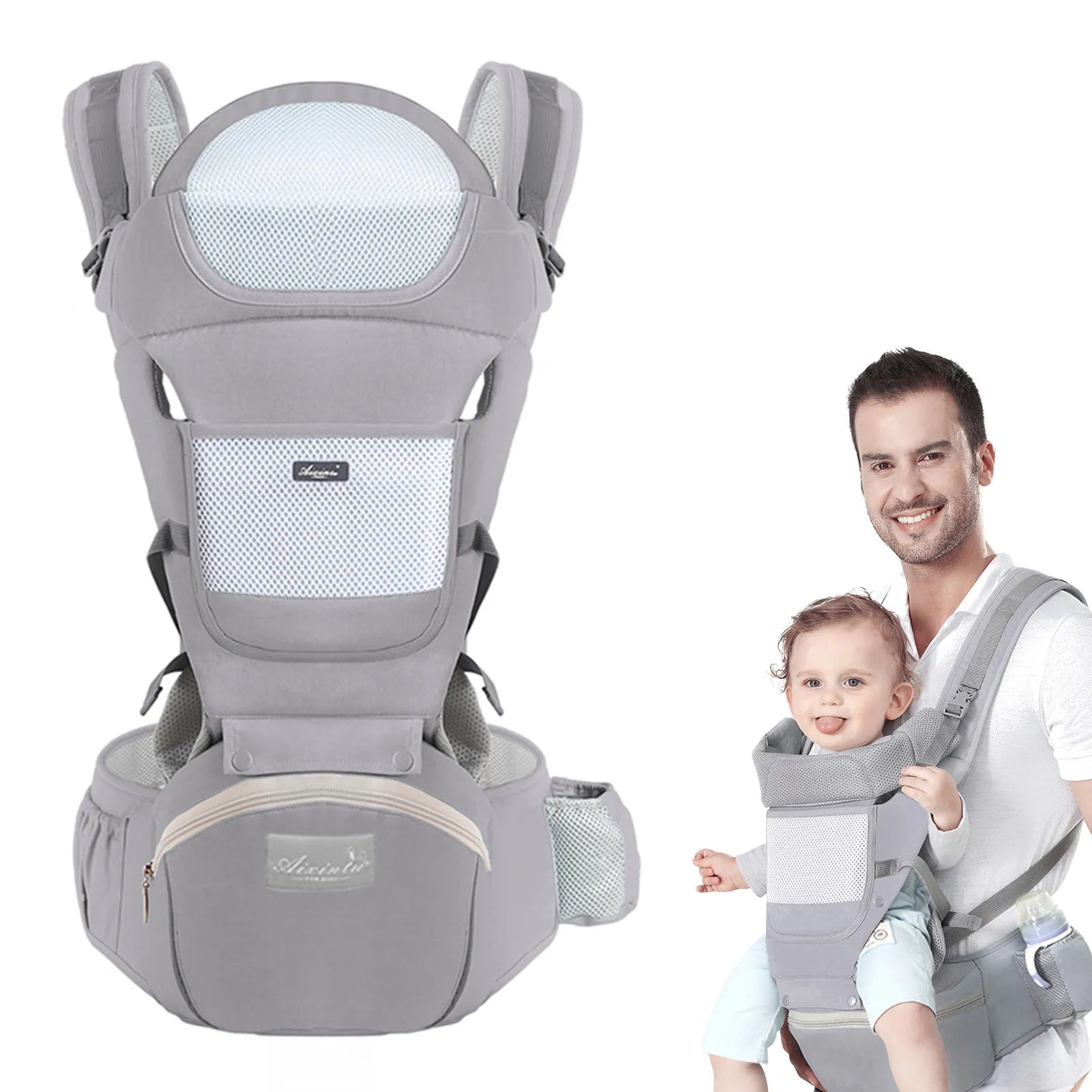 Baby Carrier With Waist Stool