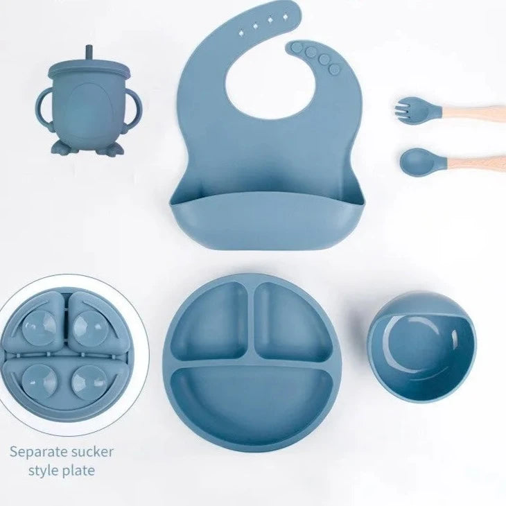 Silicone Baby Dining 6 Piece Set