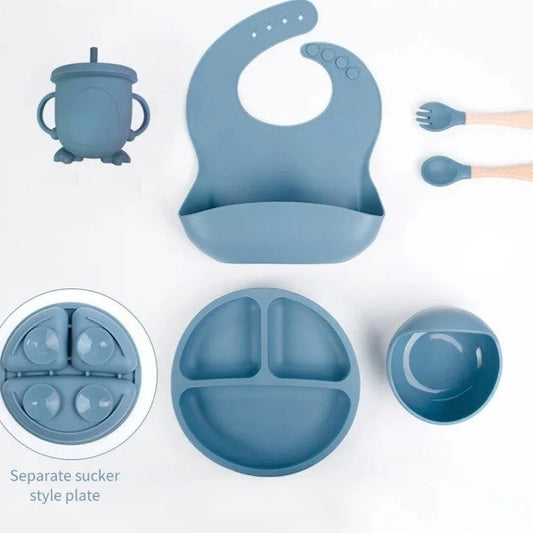 Silicone Baby Dining 6 Piece Set