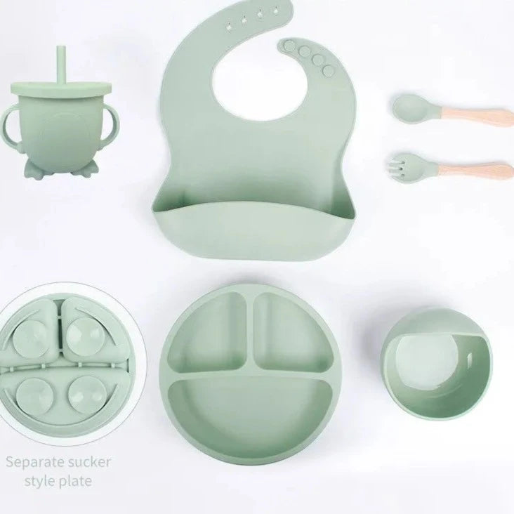 Silicone Baby Dining 6 Piece Set