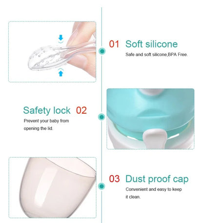 Silicone Baby Fresh Food Feeder Easy Clean & Use