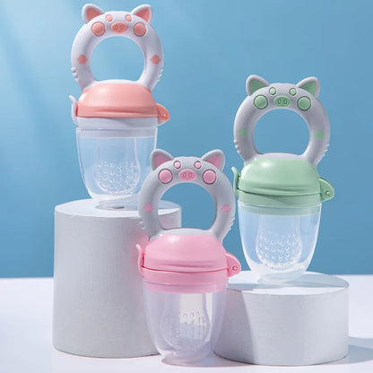 Silicone Baby Fresh Food Feeder Multi Colours