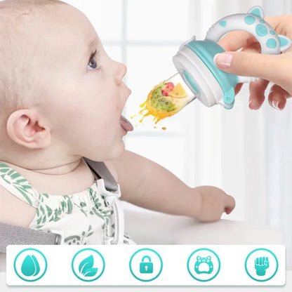 Portable silicone Baby Fresh Food Feeder
