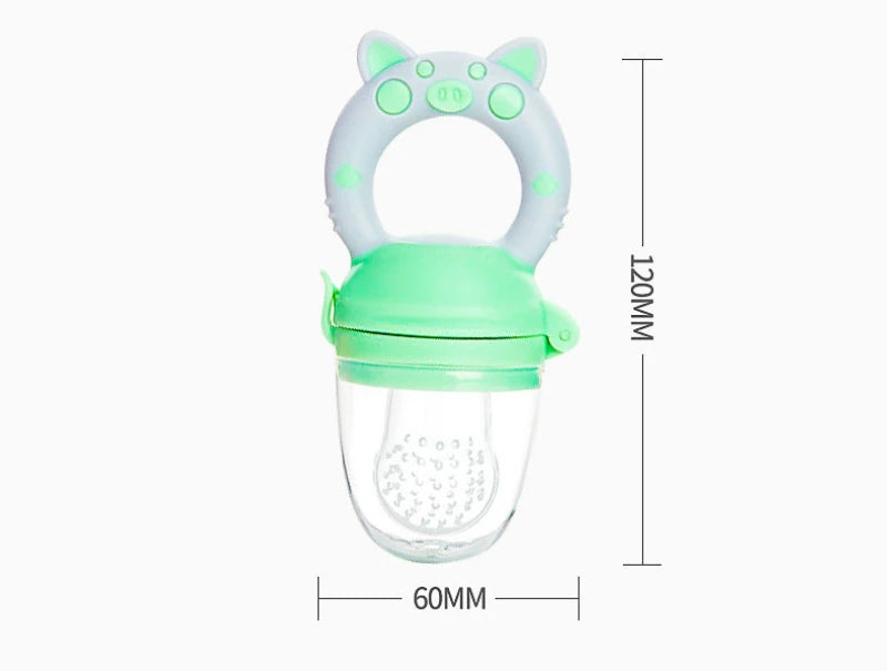 Silicone Baby Fresh Food Feeder Measurement