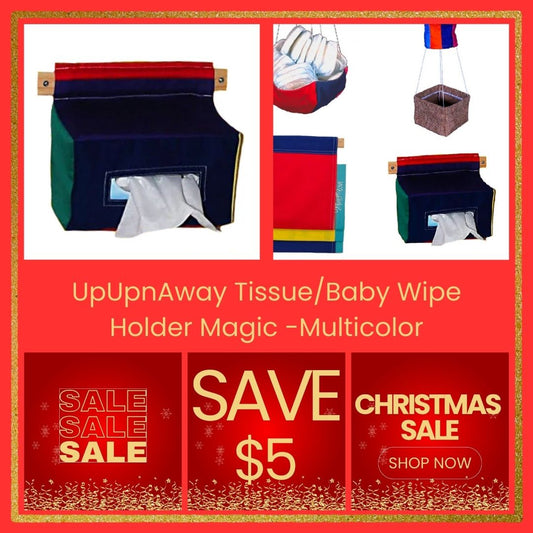 UpUpnAway Tissue/Baby Wipe Holder Magic - Multicolour