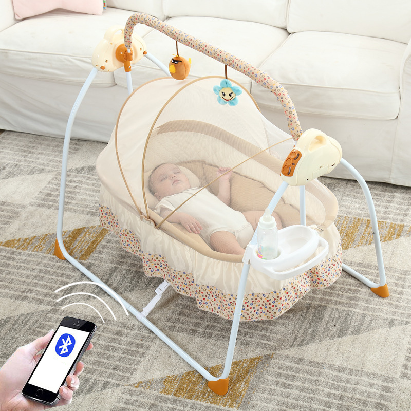 Baby Multifunction Rocking Cradle Bed with Remote